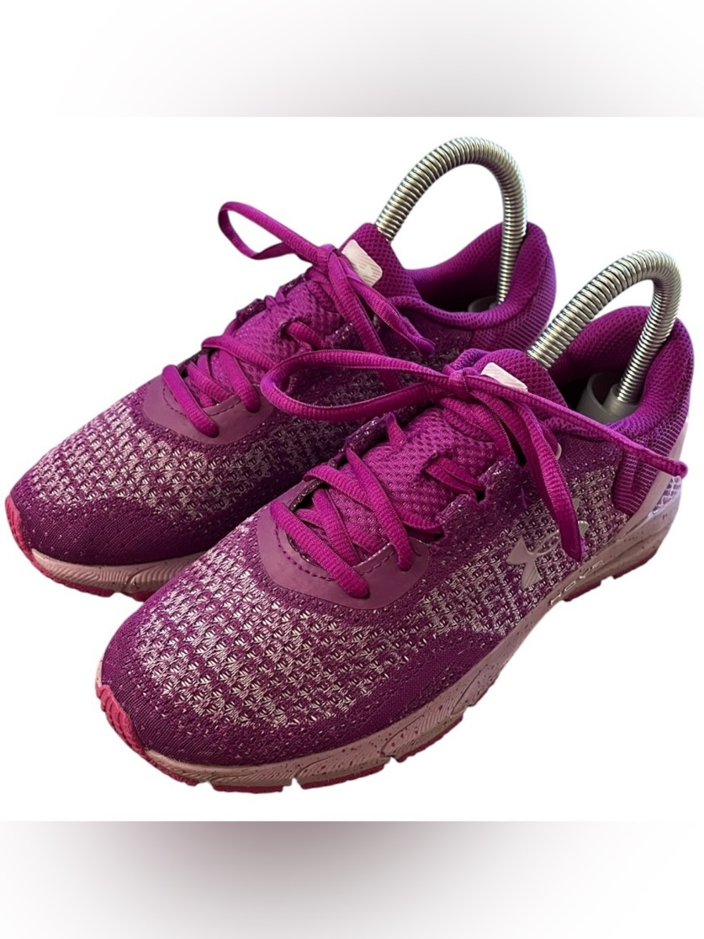 Under Armour HOVR Intake 6 Running Sneakers Womens 6 Magenta 3026141-501